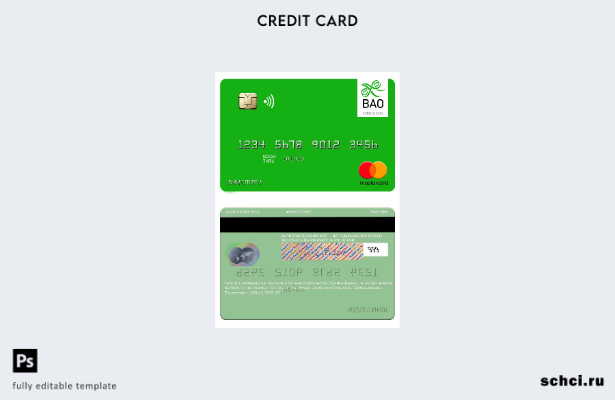 цифровая загрузка шаблона mastercard Banco Da Africa Ocidental в Гвинее Бисау
